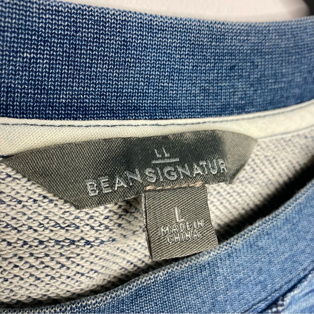 L. L. Bean Signature Raglan Sweatshirt Size Large - image 4